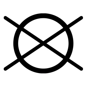 Pictogramme nettoyage